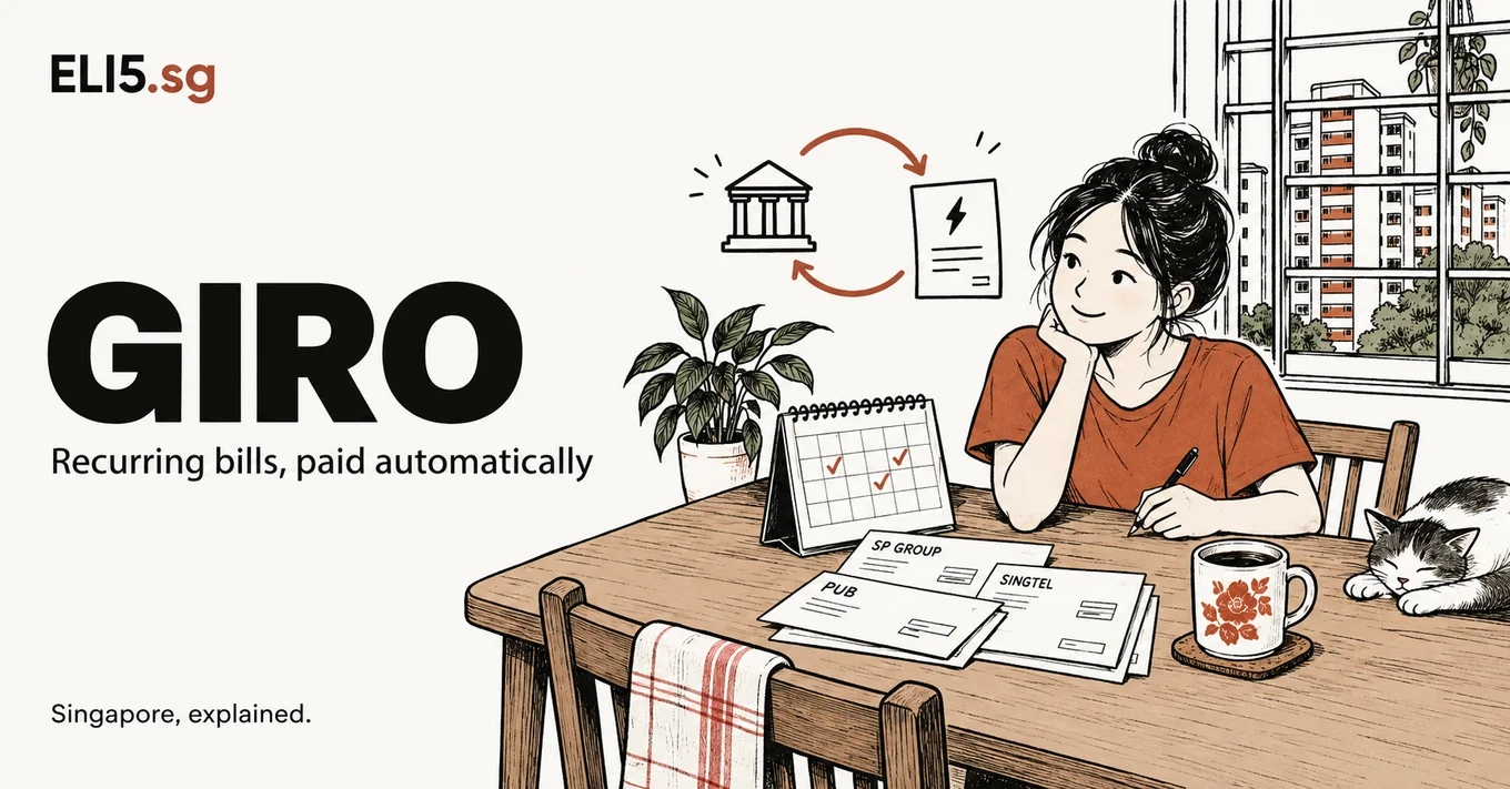 GIRO — Singapore, explained. Illustrated guide by ELI5.sg.